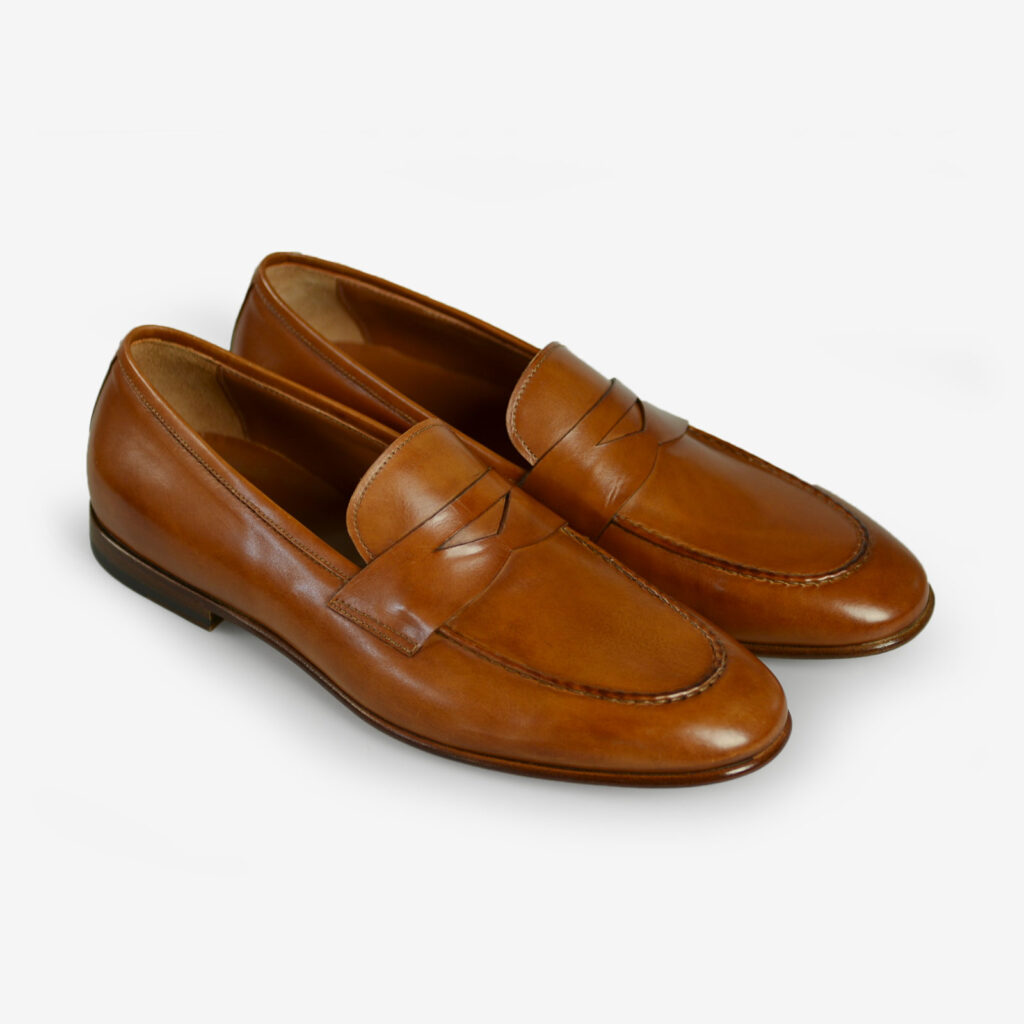 Hand made in Italy luxury loafers man's shoes Germano Bellesi