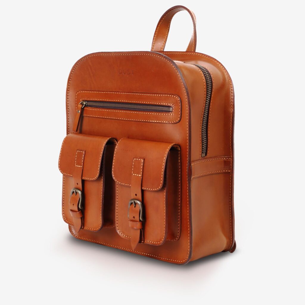 Handcrafted in Italy luxury leather business backpack The Dust Company